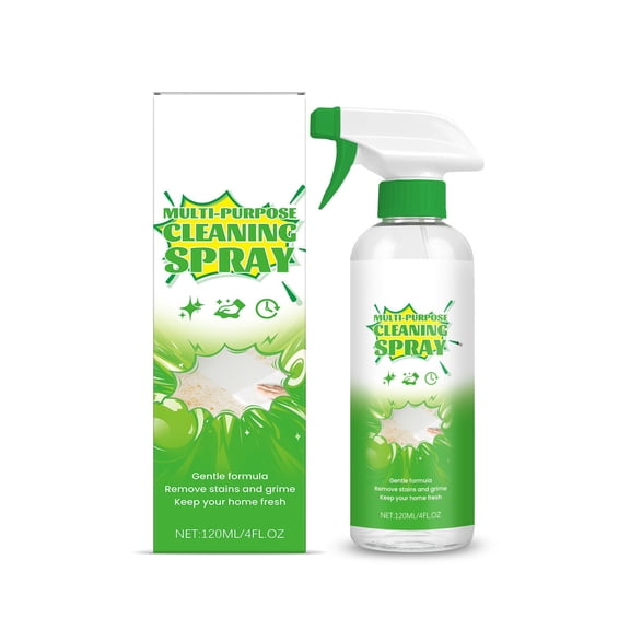 Multi-Purpose Cleaning Spray, 120ml Household Cleaner for Kitchen Countertops, Degreaser Stain Remover, All Surface Cleaner