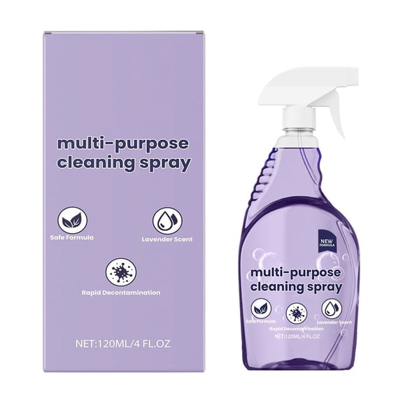 Multi-Purpose Cleaning Spray, Safe for Home Use, Lavender Scent, 120ml, Non-Toxic Formula, Effective Stain Removal, Eco-Friendly