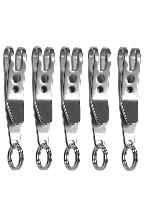 Multi-Purpose Clip Keychains Suspension Clip Tool with Carabiner perfect for Hanging Tools, Flashlights Etc.