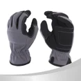 thumbnail image 1 of Multi-Purpose Construction Gardening Utility Mechanic Work Gloves Gray 2Pairs, 1 of 5