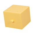 thumbnail image 1 of Multi Purpose Desktop Drawer Box, Sundry Container Desk Countertop Jewelry Box Makeup Case for Entryway Closets Dorm Home Bathroom Bedroom Yellow, 1 of 6