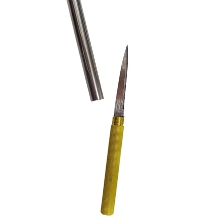 Multi-Purpose Double-Head Knife For Outdoor And Kitchen Use Portable Fruit Knife With Protective Sheath Durable Blade For Camping And Cooking