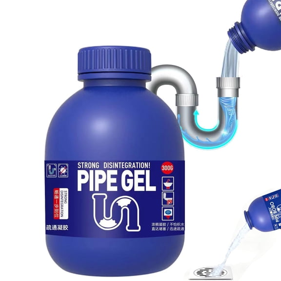 Multi-Purpose Drain Cleaner | Professional Strength for Kitchen Sink, Shower & Tub Drains, 300G, Safe for All Pipe Materials