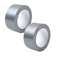 thumbnail image 1 of Multi-Purpose Duct Tape 2 Inch x 33 Yards, Waterproof Heavy Duty, Silver Grey Duct Tape, No Residue, for Car, Home & Outdoor Repairs,Great for Repairs, Packaging, Arts Crafts and DIY Projects, 2 Roll, 1 of 5