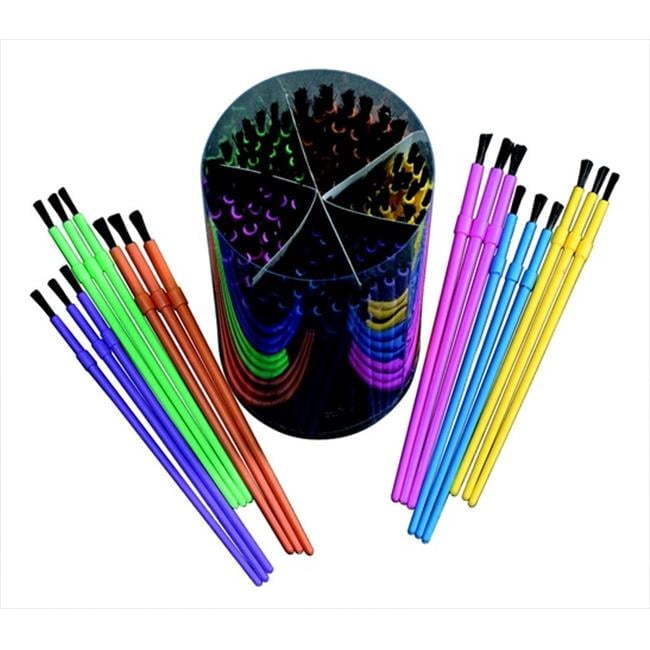 Multi-Purpose Filament Hair Plastic Handle Paint Brush Set