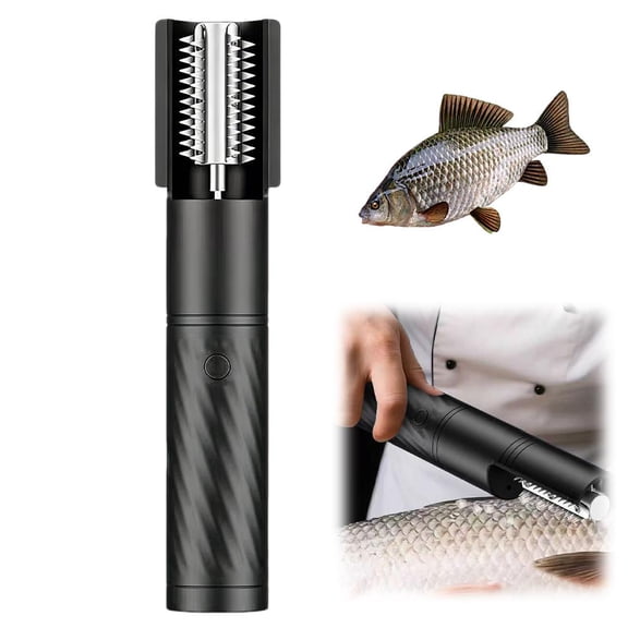 Multi-Purpose Fish Scaler Remover,Electric Coconut Grater Machine,Portable Handheld Coconut Scraper Peeler,Automatic Rotating Kitchen Graters,Fish Scaler Descaler Tool
