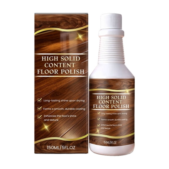 Multi Purpose Floor Renovation Liquid, 150ml High Gloss Long Lasting Brightening Formula for wooden floors, tile ground, household interior and daily home floor protection