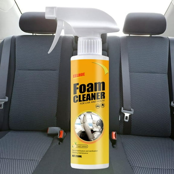 Multi-Purpose Foam Cleaner Spray 60ml 120ml 250ml – Interior Leather & Surface Cleaning Foam, Anti-Aging Formula for Car, Home, and Upholstery Use