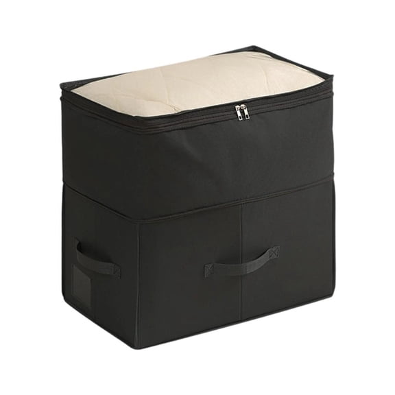 Multi Purpose Foldable Fabric Storage Box Expandable Home Organization For Clothes Blankets