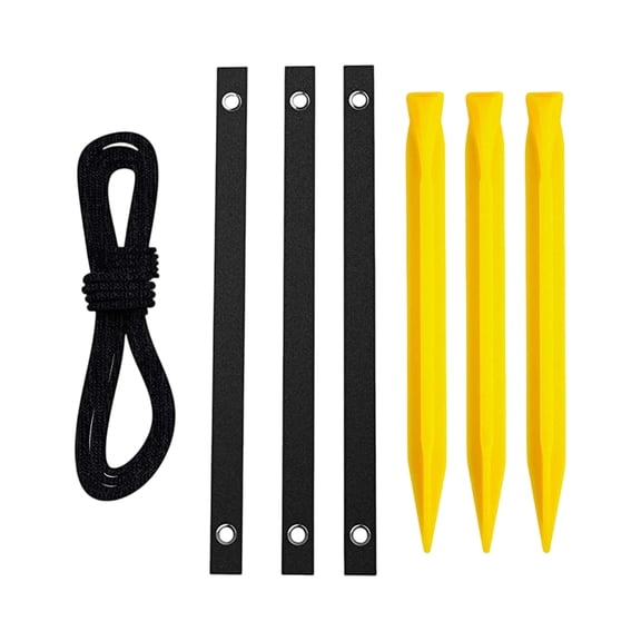 Multi-Purpose Garden Plant Support Anchors - Fix 12-Inch Young Tree Stumps Outdoor Yard Patio Heavy Duty Ground Stakes Easy to Use Weather Resistant