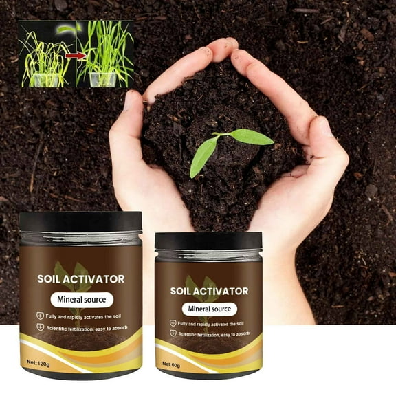 Multi-Purpose Ground Conditioner, Soluble Soil Activator Powder with Root Development Fertilizer for Garden