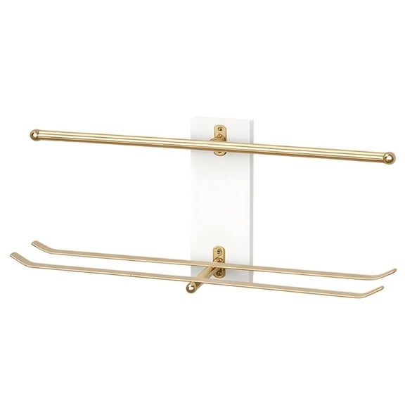 Multi Purpose Hanging Jewelry Storage Rack Wooden Display Shelf For Earrings Rings Chains Bathroom Organization Tool