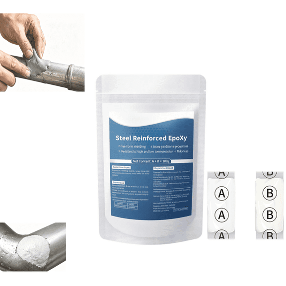 Multi-Purpose High Strength Repair Putty Adhesive, Heavy Duty Bonding Compound Suitable for Plastic, Metal, Ceramic, Wood, Tile and Glass Material Fixing