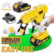 Multi-Purpose Hot Glue Gun Set, Mini Fast-Heating Hot Melt Glue Gun with 30 Glue Sticks, Silicone Mat and Finger Caps, for DIY Crafts, Home Repair and Art Making