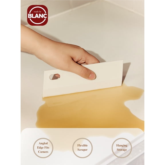 Multi-Purpose Household Scraper & Rolling Board  Portable Kitchen Stove Oil Cleaner, Bathroom Glass Tool & Countertop Dust Sweeper