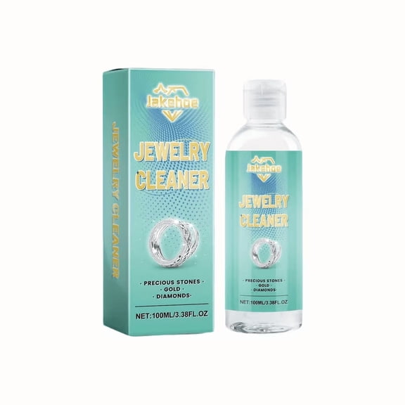 Multi-Purpose Jewelry Cleaning Solution (100ml)  A Safe Cleaning Formula for Gold, Silver, Diamonds, and Pearls; A Universal Stain Remover and Anti-Tarnishing Agent for All Metals and Gemstones