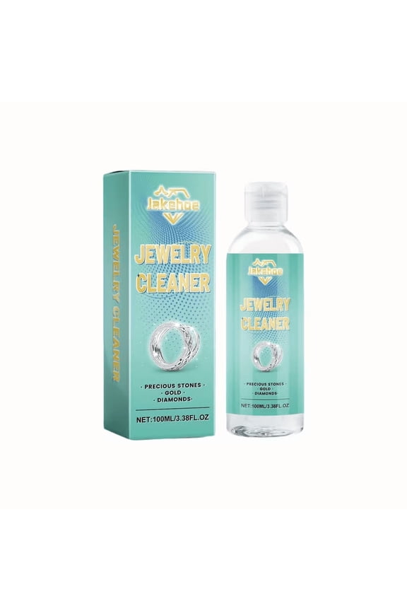 Multi-Purpose Jewelry Cleaning Solution (100ml) A Safe Cleaning Formula for Gold, Silver, Diamonds, and Pearls; A Universal Stain Remover and Anti-Tarnishing Agent for All Metals and Gemstones