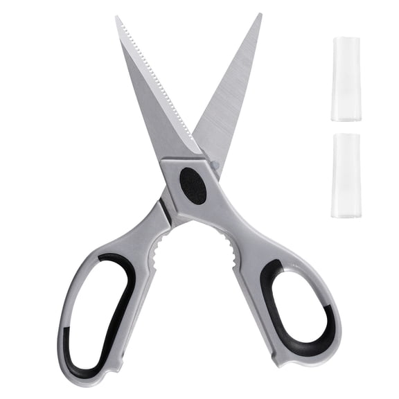Multi-Purpose Kitchen Scissors Heavy Duty, Stainless Steel All-Purpose Shears, for Meat Herbs Vegetables Packaging Nuts Food Prep Cutting