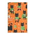 thumbnail image 1 of Multi-Purpose Kitchen Towels 28x18 Inch Dishcloths with Hanging Loop Decorative and Practical Towels for Kitchen, Dining Cartoon Black Cats Pattern, 1 of 7