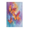 thumbnail image 1 of Multi-Purpose Kitchen Towels 28x18 Inch Dishcloths with Hanging Loop Decorative and Practical Towels for Kitchen, Dining Red and Orange Butterflies, 1 of 6
