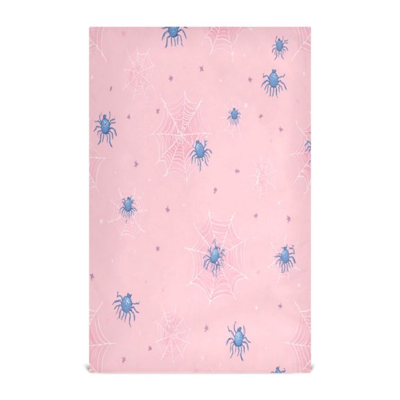 Multi-Purpose Kitchen Towels 28x18 Inch Dishcloths with Hanging Loop Decorative and Practical Towels for Kitchen, Dining Spiders and Spider Webs