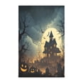 thumbnail image 1 of Multi-Purpose Kitchen Towels 28x18 Inch Dishcloths with Hanging Loop Decorative and Practical Towels for Kitchen, Dining Spooky Haunted House, 1 of 6