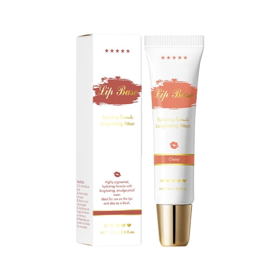 Multi-Purpose Lip Base Cream and Delicate Matte Blush Lip Cream 2 in 1 for Daily Makeup, #04