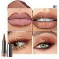 thumbnail image 1 of Multi-Purpose Lipstick, Pearlescent Lip Liner, Long-Lasting High Pigmentation Lipstick Eye Shadow Eyeliner, Versatile Compact Easy Application Makeup Essential, 1 of 4