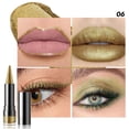 thumbnail image 1 of Multi-Purpose Lipstick, Pearlescent Lip Liner, Long-Lasting Shimmer Lipstick and Eyeliner Pencil, High Pigmentation, Easy Application, Travel-Friendly Compact Makeup Essential, 1 of 5