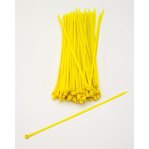 Multi-Purpose Locking Ties, 11 in., Yellow