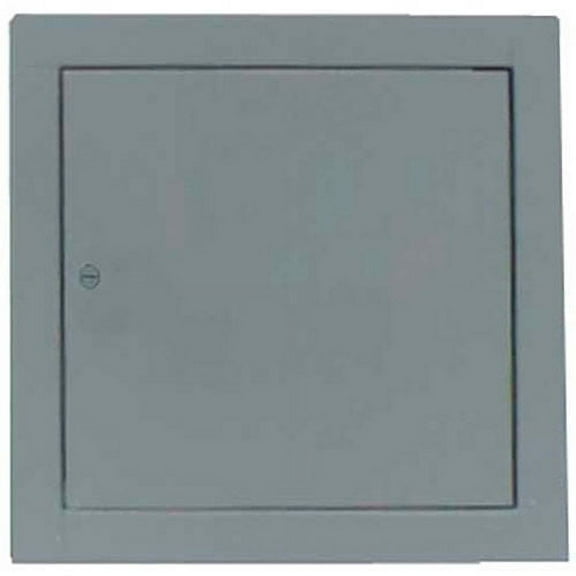Multi Purpose Metal Access Panel, Cam Lock, 10"Wx10"H, Gray