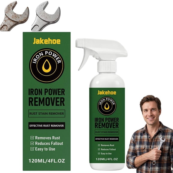 Multi-Purpose Metal Rust Remover, Household Rust Stain Cleaner Deruster Dirt Remover for Metal Surfaces