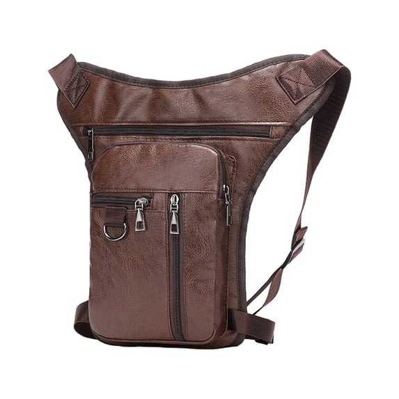 Multi-Purpose Motorcycle Shoulder Bag - Outdoor Waist Pack for Men & Women, Travel, Riding, Cycling, Hiking, Camping, Fishing Coffee