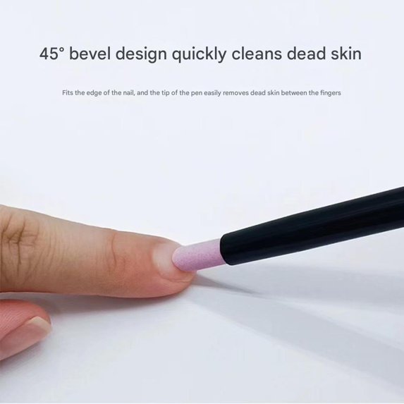 Multi-Purpose Nail Care Pen - 1pc Nail File & Surface Exfoliator for Perfect Manicures
