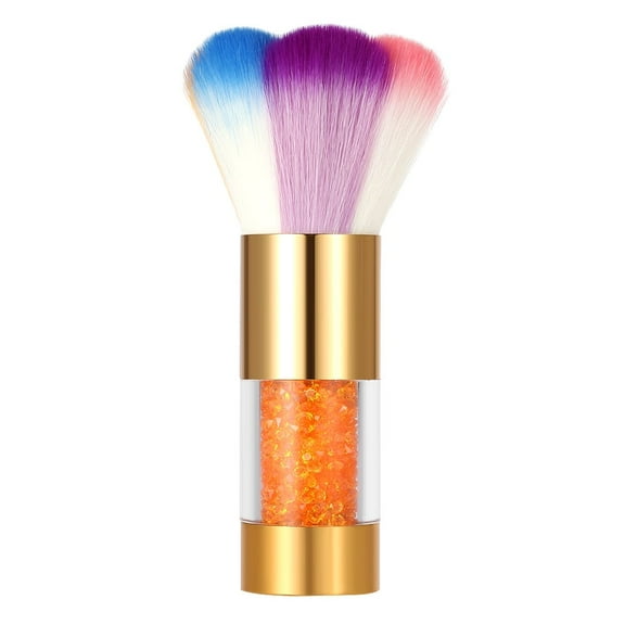 Multi-Purpose Nail Dust Remover Brush  Soft Bristle Cleaner for Acrylic Powder, Rhinestones, Nail Art Tools & Makeup Brushes TIKA