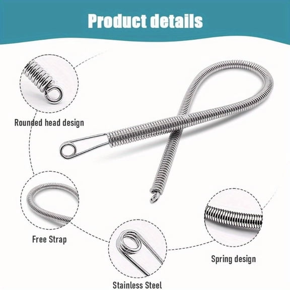 Multi Purpose Needle Threader Tool, Flexible Elastic Band Threader, Bendable Sewing Threader for Drawstrings, Webbing, Ribbon, Elastic Rope and DIY Craft Projects