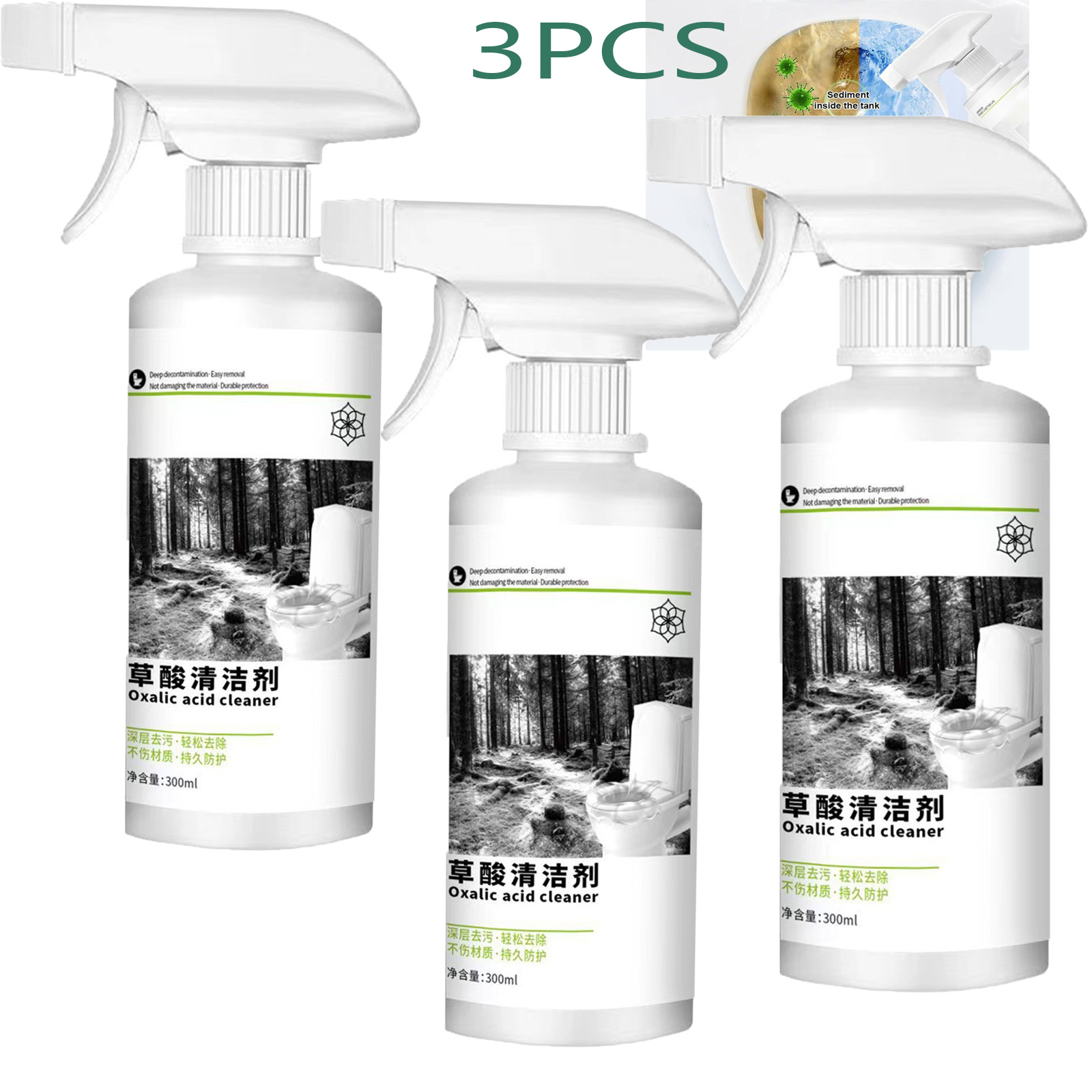 Multi-Purpose Oxalic Acid Stain Removal Spray for Eco-Friendly Cleaning