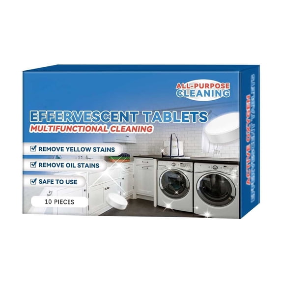 Multi-Purpose Oxygen Cleaning Tablets for Sinks, Tubs and Laundry