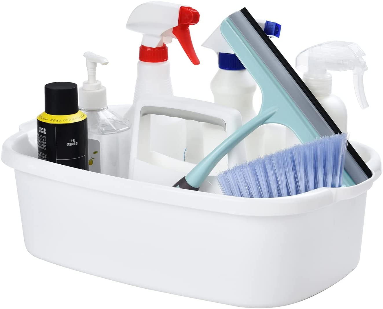 Multi-Purpose Plastic Cleaning Caddy with Handle, Cleaning Caddy ...