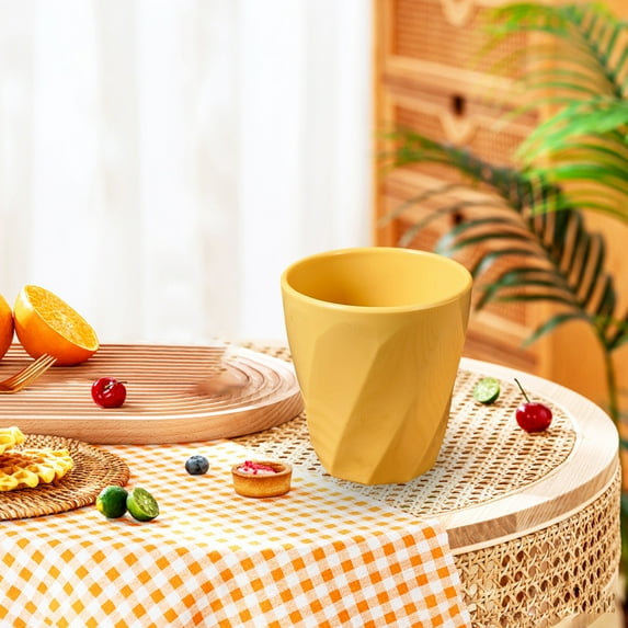 Multi-Purpose Plastic Cups | 9oz Capacity | 5 Color Options | Food-Grade Material | Dishwasher Safe | For Hot & Cold Drinks, Snacks, Condiments | Portable Design