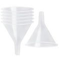 thumbnail image 1 of Multi-Purpose Plastic Funnels 6 Pack - 4.6" Clear,Long Spout for Smooth Transfer, 1 of 6