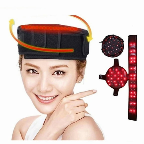 Multi-Purpose Red Light Wellness Wrap for Body Relaxation, 3-in-1 Flexible Wearable System for Head, Back and Joints, Soothing Warmth Device