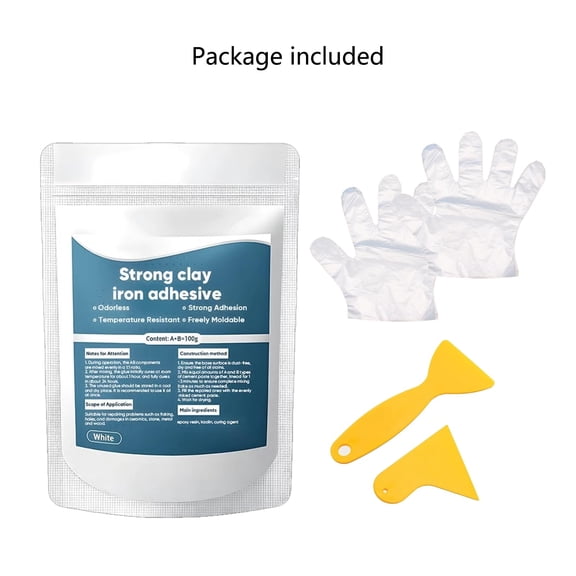 Multi-Purpose Repair Putty, Strong Adhesive Repair Clay for Metal, Plastic, Ceramic, Wood, Tile and Glass, Moldable Repair Compound for Home Maintenance