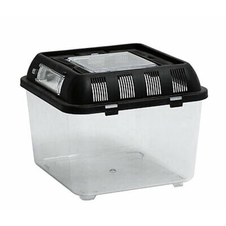 Multi Purpose Reptile Amphibian Fish Terrarium Clear Vented Top & Carry Handle