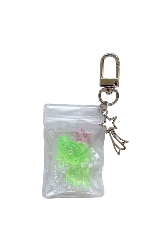 Multi Purpose Resin Fish Keychain Creative Key Holder For Keys Phone Bag Decoration Lightweight And Stylish