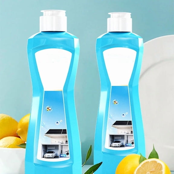 Multi-Purpose Rinse-Free Cleaning Cream 400ml,Bathroom Tile Shower Door Cleaner,Powerful Stain Removal Gentle Formula for Kitchen Bathroom Furniture Stainless Steel Surfaces Home Use-A