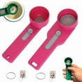 thumbnail image 1 of Multi Purpose Scoop with Built in Funnel, Powderpal Mess-Free Powder Scoop, Collagen Formula Coffee Scoops & Funnels System for Narrow Bottles, Easy Dispensing of Various Powders(Green,#B), 1 of 10