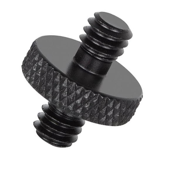 Multi Purpose Screw 1/4 to 3/8 or 1/4 to 1/4 Threaded Metal Screw Adapter for DSLR Cameras Lights and Phone Mounts