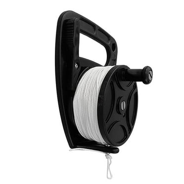 Multi Purpose Scuba Diving Diver Dive Reel with Handle, , 150ft Line Gear Equipment Black
