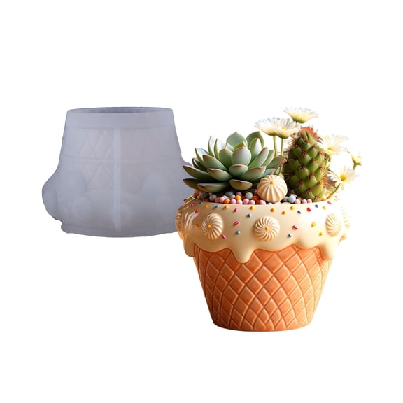 Multi Purpose Silicone Molding Tool Detailed Apparence Design For Handmade Resin Projects Plant Containers And Home Habille-toi